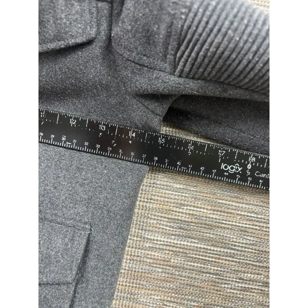 Urban Republic Gray Hooded Coat Kids 3T Full Zip Pockets Long Sleeve Button